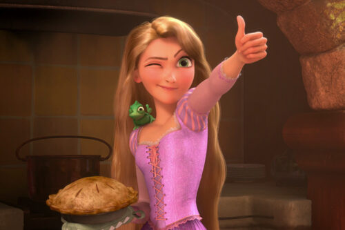 La princesa Rapunzel, de Enredados