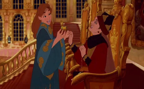 Anastasia con su abuela, la emperatriz viuda