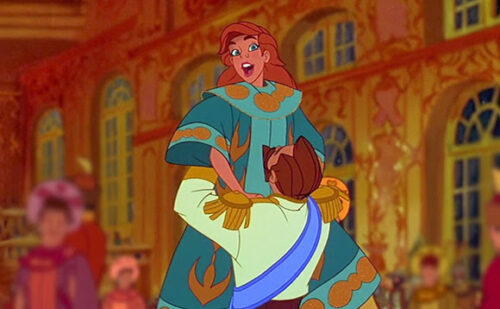 Anastasia en el palacio de Catalina