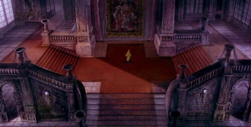 Las escalinatas del salón de baile