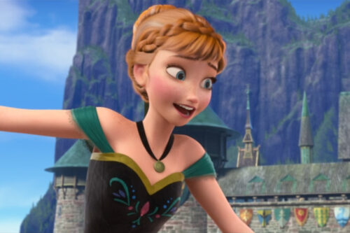 El vestido de la princesa Anna es precioso