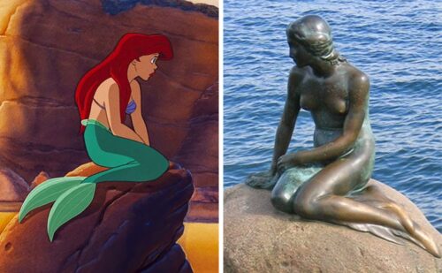 Ariel y la Sirenita de Copenhague